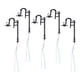 thumbnail image 3 of Farolas en miniatura para maquetas arquitectónicas 1:200 negro, 3 of 7