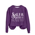 thumbnail image 4 of Sixuan Halloween Sweatshirt, Womens Fall Fashion 2024 Hoodies for Women, Women'S Co Quality Est 1692 Printed Round Neck Long Sleeve Sweatshirt, 4 of 4