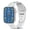 White, variant on Waloo Hanukkah Silicones Silicone Band for Apple Watch 44/45/46/49mm - Light Blue