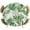 Beige, variant on Summer Botanical Round Tablecloth 36-44 Inch Round Fitted Table Cloth with Elastic Edge, Green Monstera Palm Leaves Wood Beige Waterproof Table Cover Protector for Outdoor Picnic Party Dining