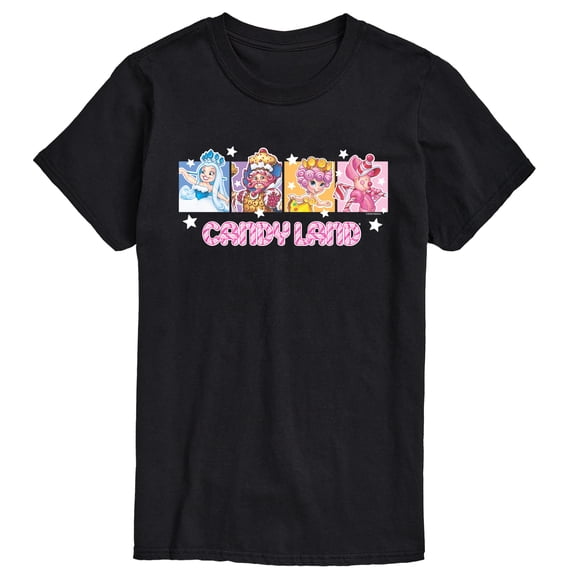 Candyland - Character Squares - Men's Short Sleeve Graphic T-Shirt