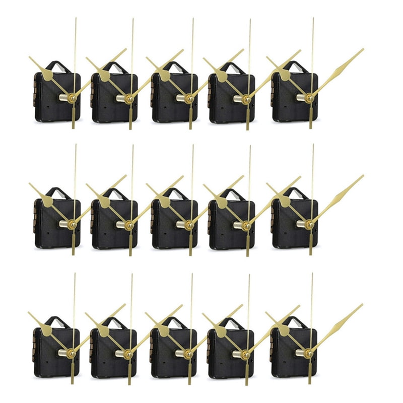 45pcs DIY Silent Movement Spindle Hands Minute Wall Quartz Clock Movement Mechanism Repair Tools Clock Mechanism Kits