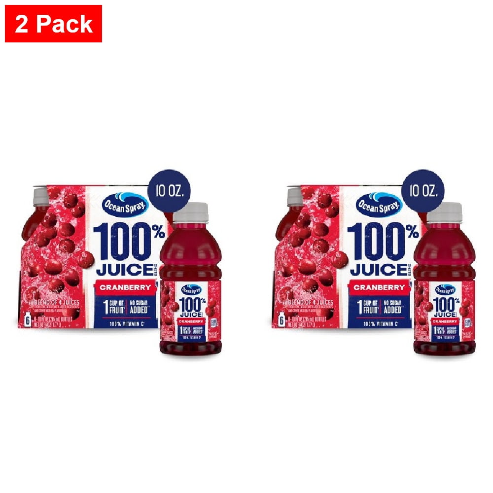 Ocean Spray Cranberry 100% Mixed Juice - 6pk/10 fl oz Bottles