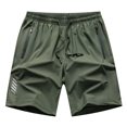 thumbnail image 3 of ibiyuan Men's Shorts Quick Dry Breathable Running Shorts for Men High Waisted Elastic Mens Casual Shorts Drawstring Athletic Shorts for Men Basketball Shorts Running Workout Gym Shorts with Pockets, 3 of 4