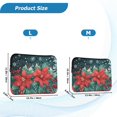 thumbnail image 4 of FORMRS 15-15.6 inch Laptop Sleeve Case Soft Carrying Quilted Computer Bag Cover, Christmas Poinsettia, 4 of 7