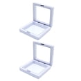 thumbnail image 3 of Miangastore Plectrum Picks Storage Case Storage Boxes White 2Set, 3 of 9