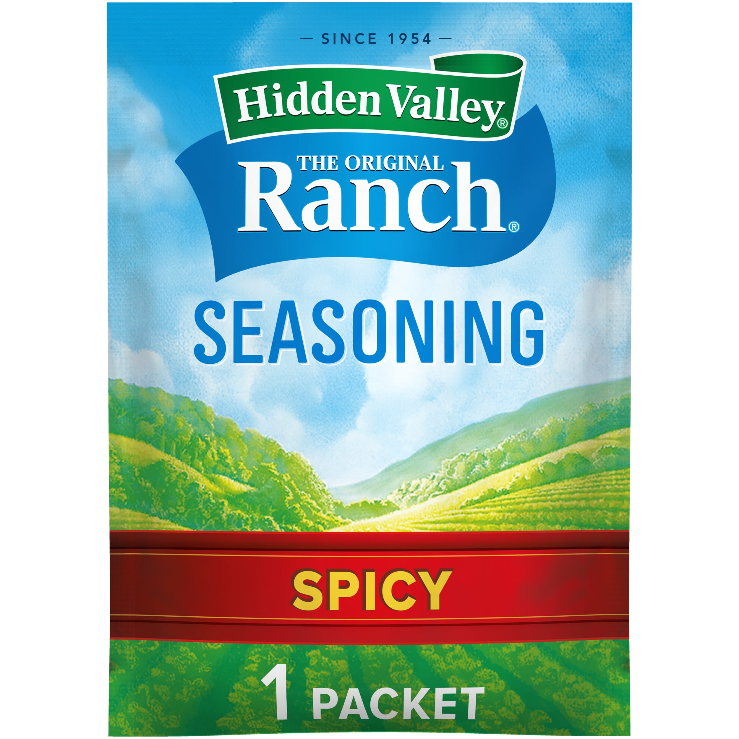 Hidden Valley Gluten Free Spicy Ranch Salad Dressing and Seasoning Mix, 1 oz