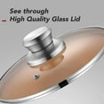 thumbnail image 3 of HYTX JBL-KLE304MP-NC 1.5 qt. 18 cm Tri-Ply Capsule Bottom Stainless Steel Saucepan with Visible Glass Lid, 3 of 6