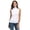 White, variant on Crgrtght Women Slim High Neck Sleeveless Turtleneck Tank Top Casual Basic Workout Tops Solid Sleeveless Tee Blouse, Black M