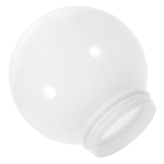FESTFENDS Lamp Post Globe Acrylic White 1Pcs 4.7In Opening Diameter For Wall Lamp