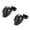 Black, variant on Gothic Skull Head Stud Earrings For Men Women Stainless Steel Pierced Halloween-Black