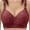 Wine, variant on Ashirexll Plus Size Bras for Women, Bras for Women No Underwire, Wireless Push Up Bra Lightly Lined Daily