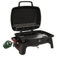Megamaster 1 Burner Tabletop Propane Gas Grill for Camping, Camp, Outdoor, Black
