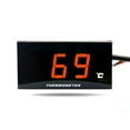 thumbnail image 1 of TFixolMotorcycle Digital Thermometer Quad Square Instrument Water Temperature Meter Gauge,Blue Light Digital Hygrometer Humidity Temperature Meter, 1 of 7