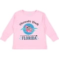 thumbnail image 3 of Inktastic Clearwater Beach Florida Trip Girls Long Sleeve Toddler T-Shirt, 3 of 5