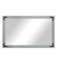 thumbnail image 2 of Rayne Ozark Hardwood Red Oak Mirror Wall Mirror 56"x33" Leaning Floor Mirror Gray With Decorative Corner Brackets, 2 of 4