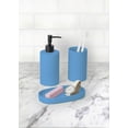 thumbnail image 2 of Mainstays By Becky G. & Alejandra 3-Piece Bath Accessory Set, Blue, 2 of 13