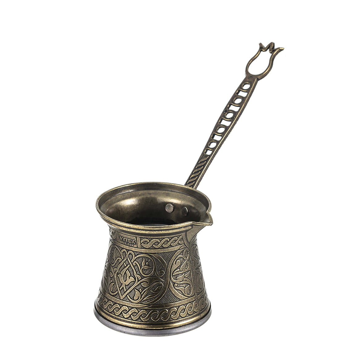 1 Brass Copper Pot Ibrik Briki Turkish Greek Coffee Maker Jazva Cezve –  BonBalloon