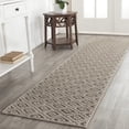 thumbnail image 2 of Safavieh Diamond Hepburn Texture Runner Rug, Taupe, 2' x 8', 2 of 7
