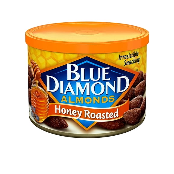 Blue Diamond Almonds, Honey Roasted, 6 Oz, 3 Pack