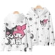 thumbnail image 1 of Sudadera con cremallera 3D Sanrio Kuromi, Sudadera con capucha de estilo lindo informal, cálida y cómoda, 1 of 4