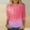 Pink, variant on iTNHFP Womens Tshirt Tshirt For Women Plus Size Women'S Celebrate Carnival Atmosphere With Casual Fashionable Long Sleeve T Shirts