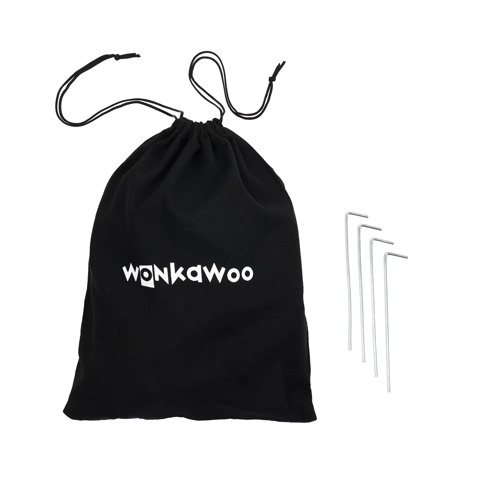 WonkaWoo Giant Tic Tac Toe Bean Bag Toss Game Playset, Large 3 ft x 3 ft Tic Tac Toe Rope Grid, Outdoors Lawn Yard Game for Family and Kids