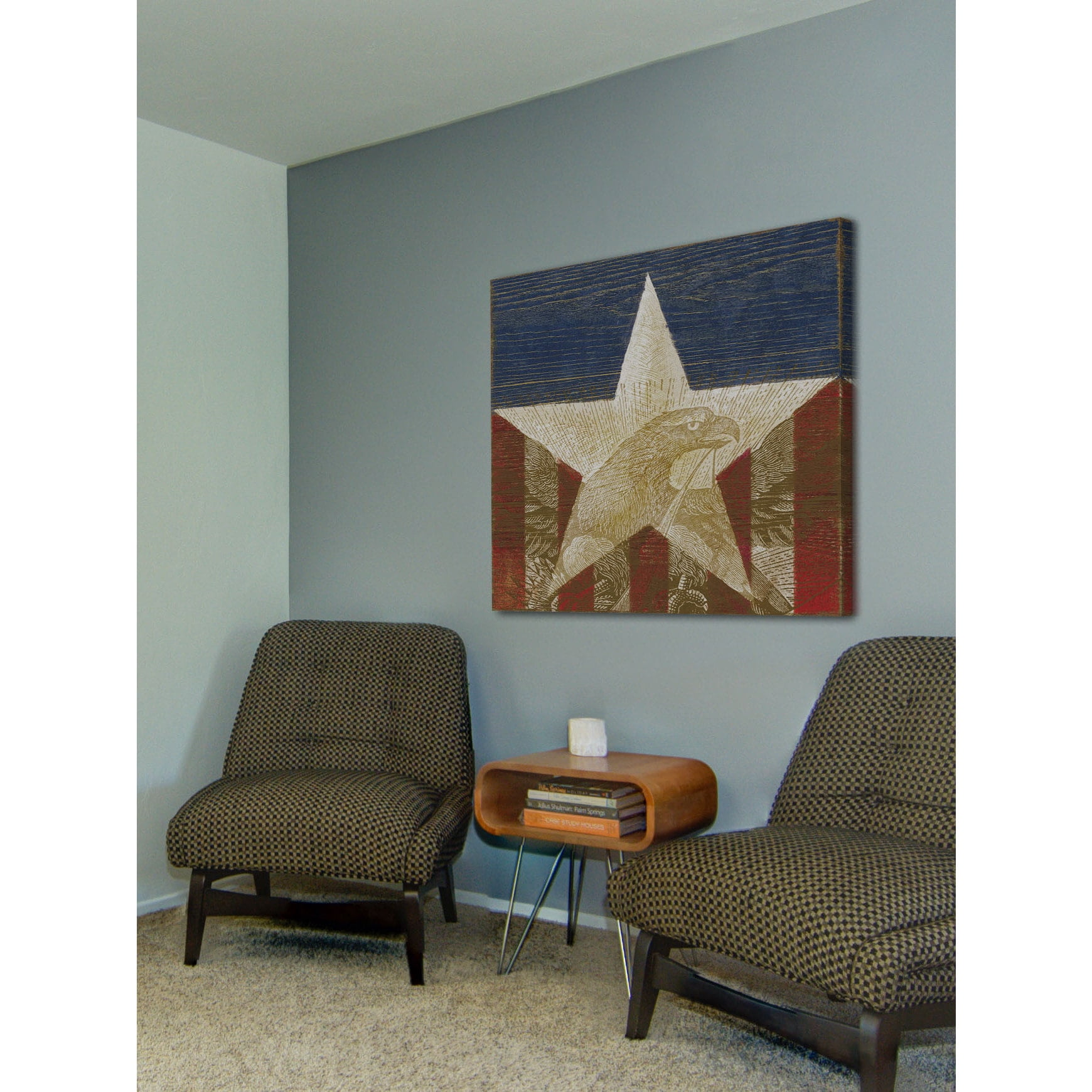 Marmont Hill "Stars and Stripes II" Painting Print on Canvas