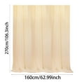thumbnail image 4 of Sheer Tulle Backdrop Curtain Wedding Baby Shower Backdrop Bridal Shower Birthday Party Photo Background Home Decor Event Decorations Celebration Photography Fabric Display, 160x250cm, 4 of 8