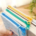 thumbnail image 5 of 1pc Creative Zipper Shape Bookmark - Durable Plastic For Daily Office Use, 5 of 7