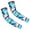 K, variant on Elastic Sunscreen Arm Sleeves,1 Pair Cooling Ice Sleeves for Outdoor Sports,for 1 Pair Elastic Sunscreen Arm Sleeves for Outdoor Sports,Hecnuo