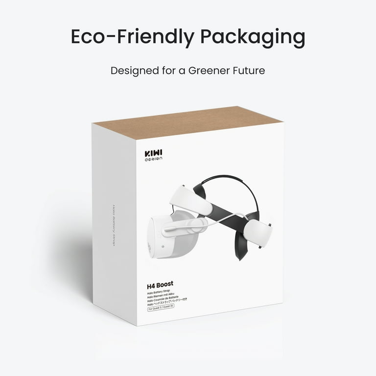 KIWI design H4 Boost Battery Head Strap Compatible with Meta