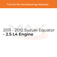 thumbnail image 3 of MAX Advanced Brakes - Front Brake Kit For 2011-2012 Suzuki Equator| Carbon Ceramic Brake Pad and Rotor Kit| Drilled Slotted Brake Rotors, 3 of 10