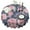 Pioneer Flower Floral-1, variant on Pioneer Flower Floral Print Pattern Round Tablecloth 60"x60",Wrinkle Wipeable Table Cloth for Kitchen Dining Room Picnic Patio Party