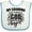 White and Blue, variant on Inktastic My Grandma Was So Amazing God Made Her an Angel Boys or Girls Baby Bib