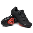 thumbnail image 3 of SANYES Mens or Womens Cycling Shoes Compatible Road Bike Mountain Bike SPD/SPD-SL Riding Shoe Indoor Outdoor SYSK21218-All Black-37, 3 of 3