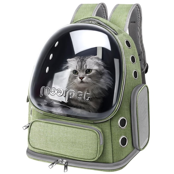 Mochila para gatos YUNLINLI, transpirable, para mascotas de hasta 9 kg