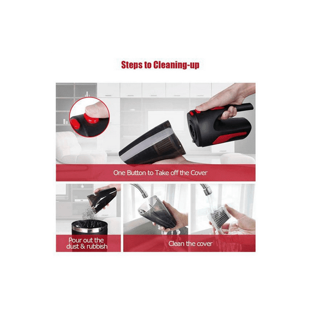 Handheld Vacuum, Hand Vacuum Cordless with High Power, Mini Vacuum