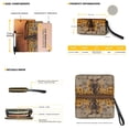 thumbnail image 3 of ZUXONGSY Highland Cow Sunflower Butterfly Print Tote Bag with Portable Cosmetic Bags Purse for Women PU Leather Top Handle Satchel Set with Waterproof Travel Toiletry Bag Credit Card Holder Wallet, 3 of 4