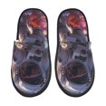 thumbnail image 1 of Fotbe Astronaut In Cosmic Garden Pantuflas Peludas para Mujer con Estampado, Zapatillas de Peluche, Zapatos de Invierno para Casa, Uso Interior y Exterior-Medium, 1 of 8