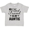 thumbnail image 3 of Inktastic My Best Friend is My Auntie with Hearts Boys or Girls Toddler T-Shirt, 3 of 5