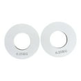thumbnail image 3 of amleso 2 Pieces Barbell Plates Strength Training Weight Plate Fitness Professionals White 0.25kg, 3 of 10