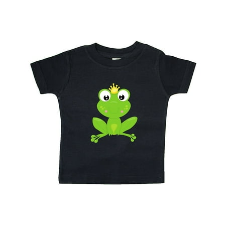 

Inktastic Frog Prince Cute Frog Frog With A Crown Gift Baby Boy or Baby Girl T-Shirt