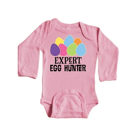 

Inktastic Easter Egg Hunt Outfit Gift Baby Boy or Baby Girl Long Sleeve Bodysuit