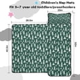thumbnail image 5 of Green Christmas Tree Pattern Toddler Nap Mats for Kids Preschool,50"x20" Sleeping Mat Bag or Kids,Toddler Sleeping Bag,Toddler Nap Mat or Daycare, 5 of 6