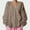 *Khaki, variant on ClodeEU Womens Fuzzy Mohair Cardigan,V Neck Long Sleeve Sweater,Drop Shoulder Knit Coat Khaki,Womens Plus Free Size