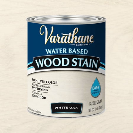 White Oak, Varathane Water-Based Wood Stain-384807, Quart