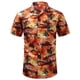 thumbnail image 3 of Camisa de manga corta de poliéster de verano para hombre, con estampado de hojas de madera, camisas hawaianas para playa, blusa informal para hombre, ropa para hombre, 3 of 5