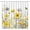 Jaune Gris, variante sur Rideau de Douche Bleu à Motif Floral Aquarelle Fleur Pissenlit Plante Botanique Bohème Nature Fleur Sauvage Magnifique Extra Long Décoration de Salle de Bain avec Crochets,71 Pouces L X 84 Pouces H