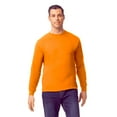 thumbnail image 4 of Gildan Men's Safety Shirt, Long Sleeve Hi-Vis Shirt, Hi-Vis Workwear T-Shirt, Pack 4, L, 4 of 5